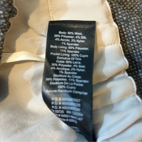 Aritzia Babaton Dexter Wool Blend Grey Pull On Jogger Style Pants Size Medium - Picture 8 of 9